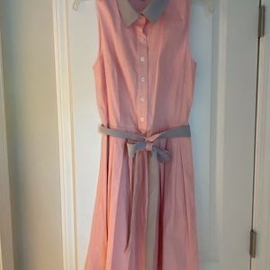 Sleeveless cotton dress JNY